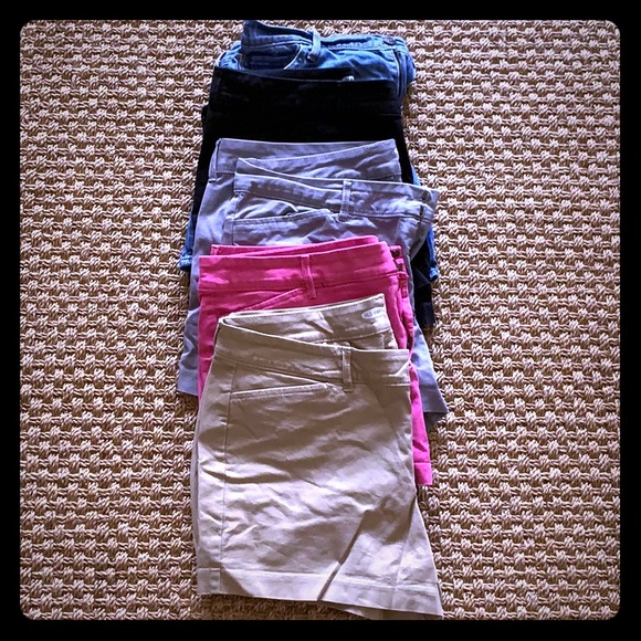 Old Navy Pants - Lot of 5 Old Navy SZ 8 shorts  5” length